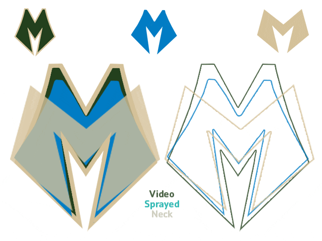 The inconsistencies of the Milwaukee Bucks new 2015 logo